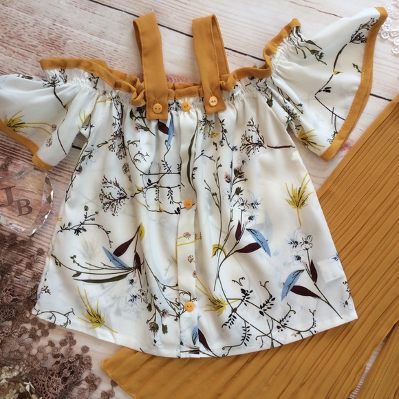 Boutique Girls Retro 2pc Outfit - Picture 2 of 4